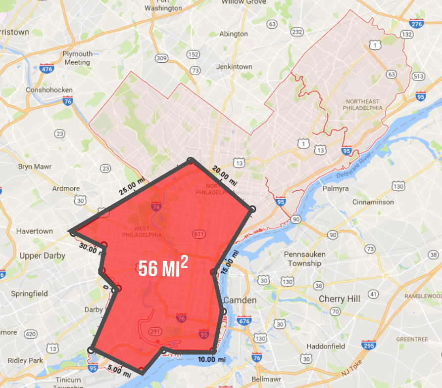 Philadelphia's Population Density